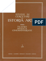 013 1 Studii Cercetari Istoria Artei Seria Teatru Muzica Cinematografie 1966