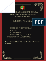 Consulta Sobre La Historia de Los Seguros