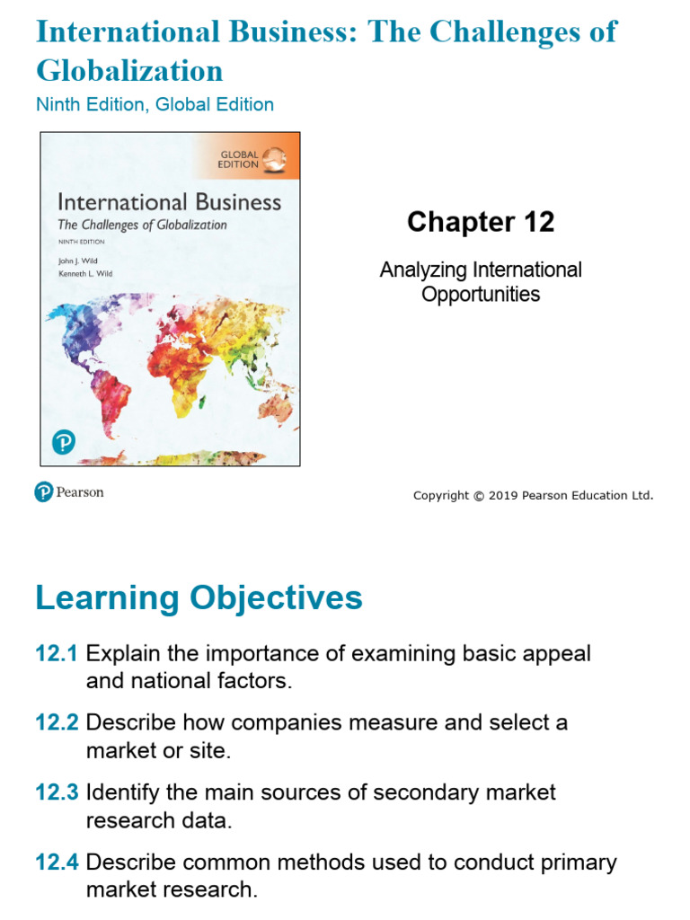 Chapter 12 - Analyzing International Opportunities | PDF | Market ...