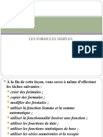 Initiation Formule Et Fonctions