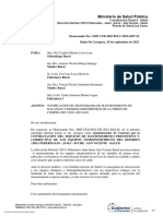 Ministerio de Salud Pública: Memorando Nro. MSP-CZ413D11PSLC-2023-0557-M Bahía de Caráquez, 29 de Septiembre de 2023