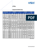 Dimension Chart of Sanitary Pipe Standard 3A ISO DIN IDF JIS 1