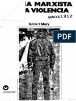 MURY, GILBERT - Teoría Marxista de La Violencia (OCR) - Por Ganz1912