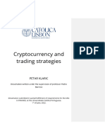 Cryptocurrency and Trading Strategies: Petar Klaric
