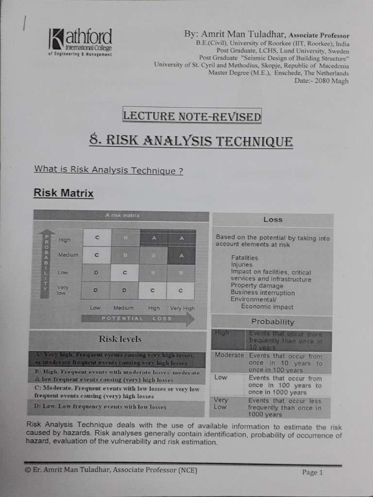 Risk Analysis Techniques Explained | PDF | Risk | Safety