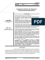 N-2318 Inspeção em Serviço de Tanque de Armazenamento Atmosférico