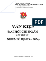 Văn kiện Đại hội chi đoàn 22DKB01