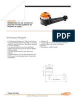 Multiplicador de Par Manual Con Placa de Reacci N y Sistema de Bloqueo de Crique