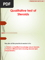 Liebermann-Burchard Test For Cholesterol: by Sherwin Carl R. Dimacutac ...