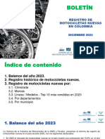 Informe MOTOCICLETAS - ANDI-FENALCO - Diciembre2023