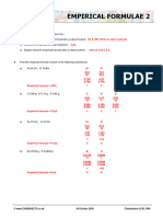 Chemsheets GCSE 1090 Empirical Formulae 2 ANS