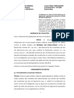 Casacion 34-2020-Nacional - Constitución en AC Del Estado Por La Agravante Organización Criminal en El Ilícito de Trata de Personas