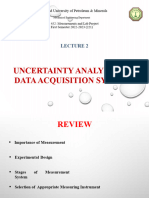 Lec (2) - Uncertainity Analysis Data Acquisition - 2