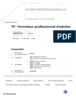 RNCP37275 - TP - Formateur professionnel d'adultes