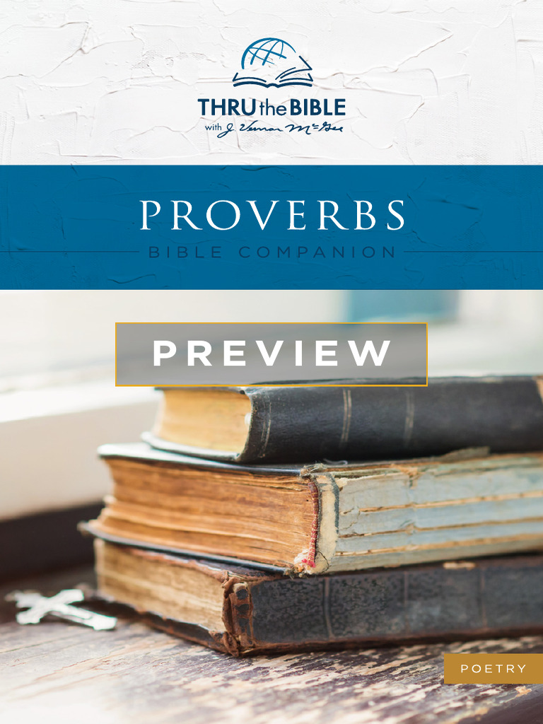 Bible Companion to the Book of Proverbs | PDF | Book Of Proverbs | Wisdom