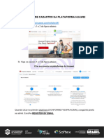 Manual de Cadastro Na Plataforma Huawei
