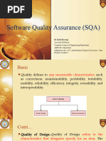 Uint 2 Topic 8 Software Quality Assurance (SQA)