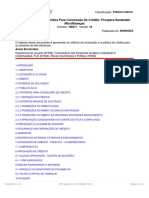 Riscos de Crédito - Política para Concessão de Crédito - Prospera Santander Microfinanças (156371)