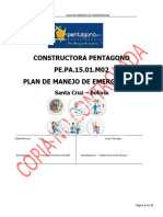 PE - PA.15.01.M02 Plan de Emergencia Constructora Pentágono