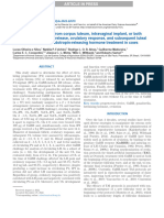 Effect of progesterone from corpus luteum, intravaginal implant, or both on luteinizing hormone release, ovulatory response, and subsequent luteal development after gonadotropin-releasing hormone treatment i