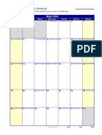 Calendario Mayo 2024