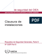 Clausura de Instalaciones: Normas de Seguridad Del OIEA