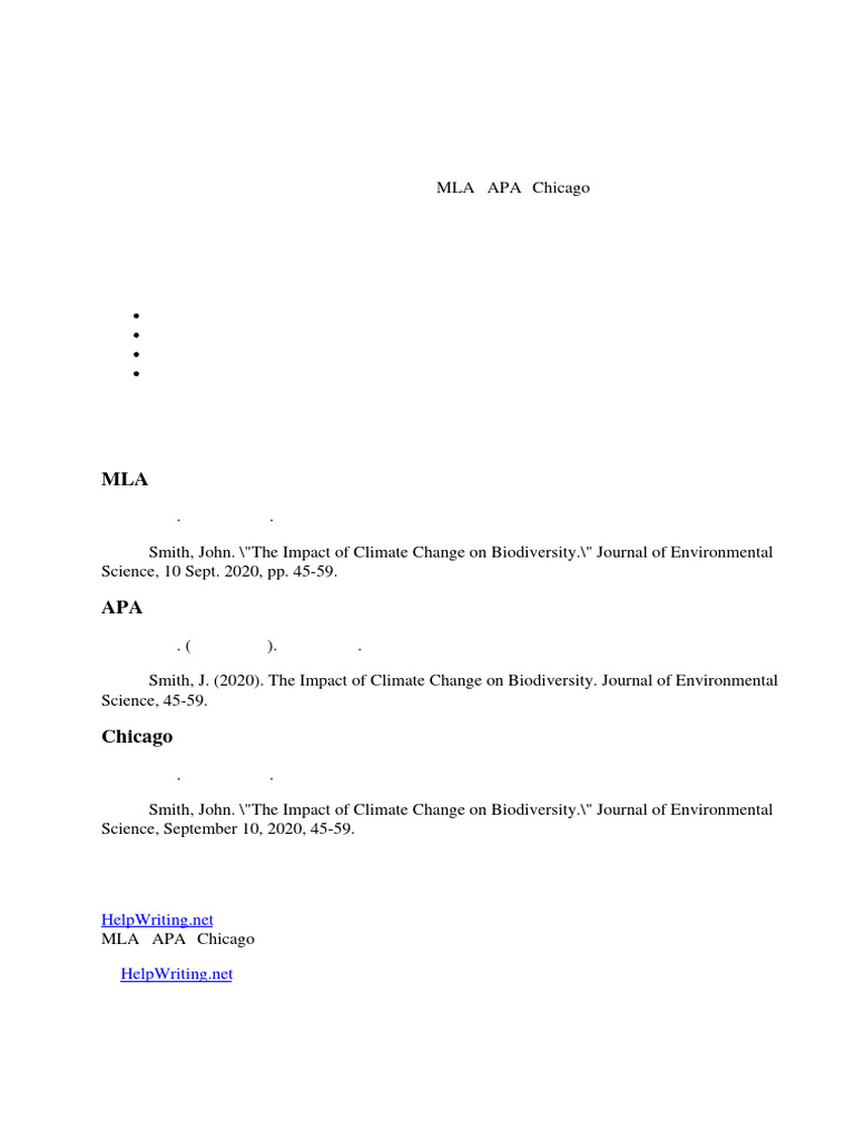 Research Paper Citation | PDF | Citation | Apa Style