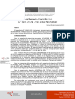 Resolución Directoral 586-2021-IPD-DNCTD-SRND Academia de Fútbol Gallito Soras - Inscripción Consejo Directivo - RENADE.