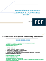 Normativa y Aplicaciones para Luminarias de Emergencia - Sesiòn I