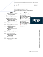 CW1-CW2 Key Concept Builder-Earth's Motion (Answer Key)