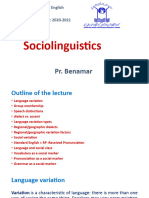 Sociolinguistics 3