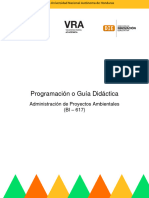 Programación Didáctica de Administración de Proyectos Ambientales, III-PAC-2020