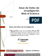 Base de Datos - Web of Science