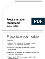1-Introduction Programmation Multimédia