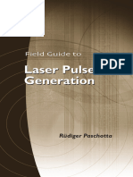 (Spie Field Guides) Rudiger Paschotta - Field Guide To Laser Pulse Generation (SPIE Vol. FG14) (2008, SPIE Publications) - Libgen - Li