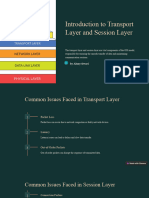 Transport Layer and Session Layer
