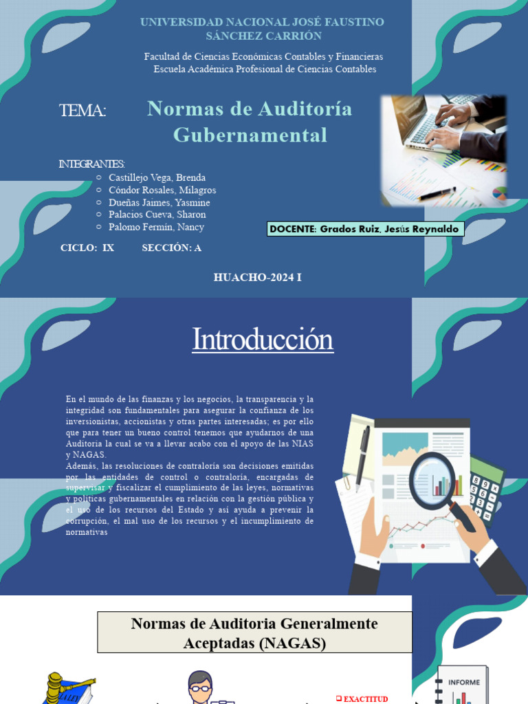 Normas de Auditoría Gubernamental | PDF | Auditoría | Contralor