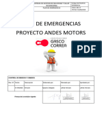 Plan de Respuestas A Emergencia