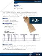 Guante Dielectrico Electrovolt Ficha Tecnica