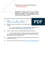 Manual de Envio de CP Ao TJ-DFT