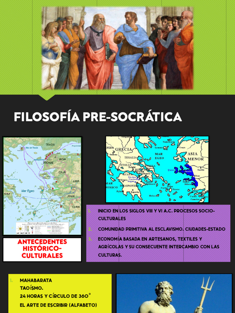 Filosofía y Cosmología Pre-Socrática | PDF | Filosofía griega antigua ...