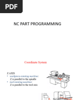 NC Part Programming