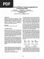 CLOPE: A Fast and Effective Clustering Algorithm For Transactional Data