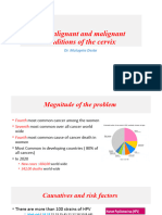 Premalignant and Malignant Conditions of The Cervix: Dr. Mulugeta Desta