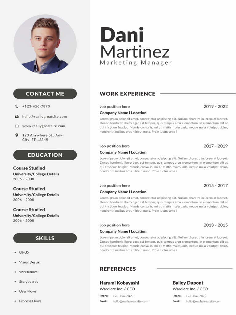 Professional CV Resume | PDF