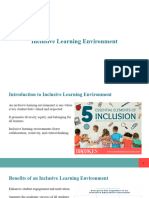 Inclusive Learning Environment