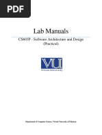 CS603P - All Lab Manuals (Lab 1 To 16)