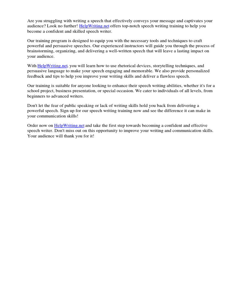 Speech writing training helpwriting pdf public speaking