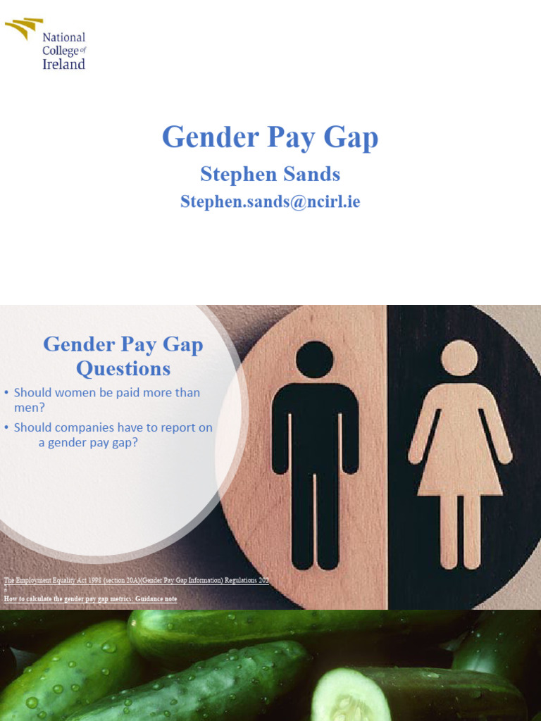 Gender Pay Gap 2024 | PDF | Gender Pay Gap | Employment