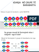 Matematikë KL - III Prezentim Ndarja Në Grupe Të Barabarta